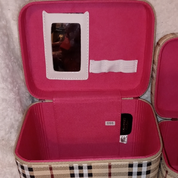 Burberry Beige and Black Checkered Bag Duo - Picture 6 of 17